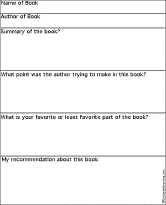 Book Report - Story Map Graphic Organizer Printouts - EnchantedLearning.com