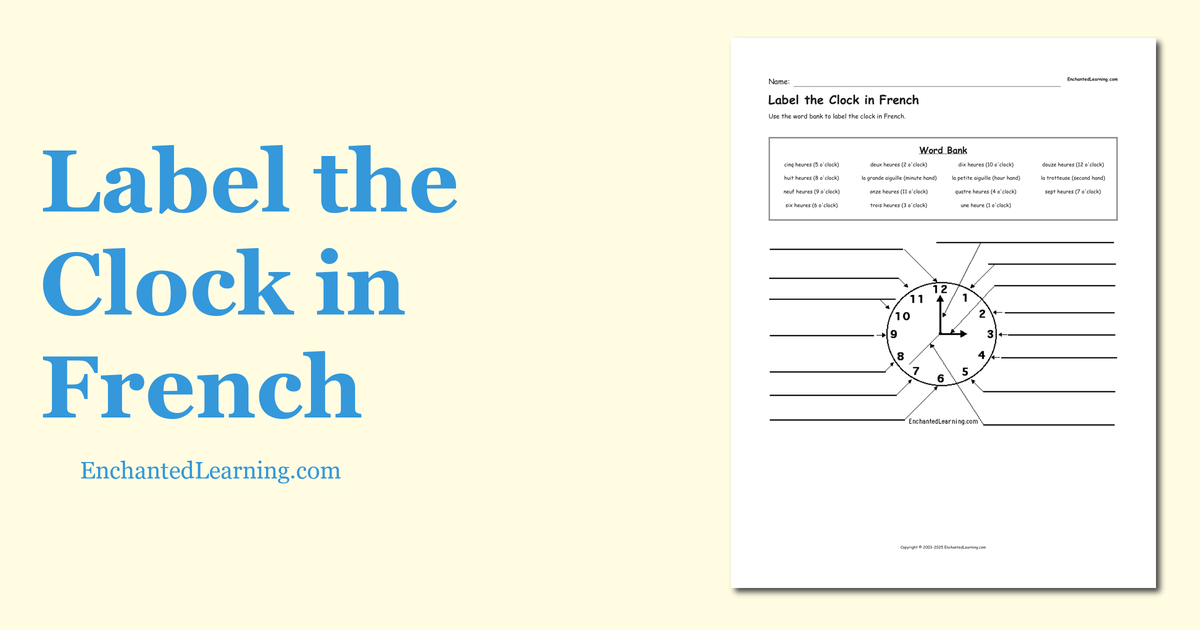 O'clock In French Language at Dwight Brown blog
