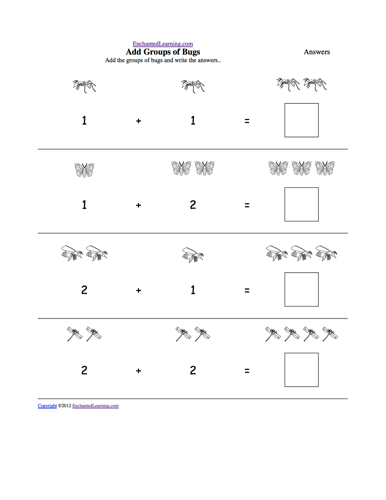 Subtraction Enchanted Learning