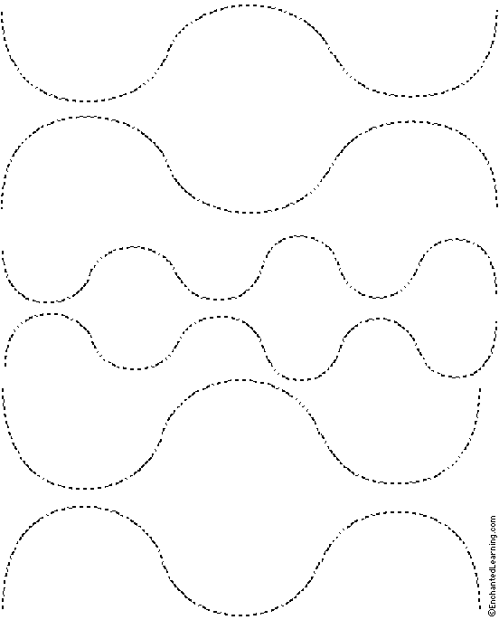 Curves Tracing/Cutting Template