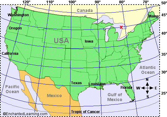 Maps Usa Map Latitude And Longitude