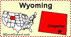 Wyoming: Facts, Map and State Symbols - EnchantedLearning.com