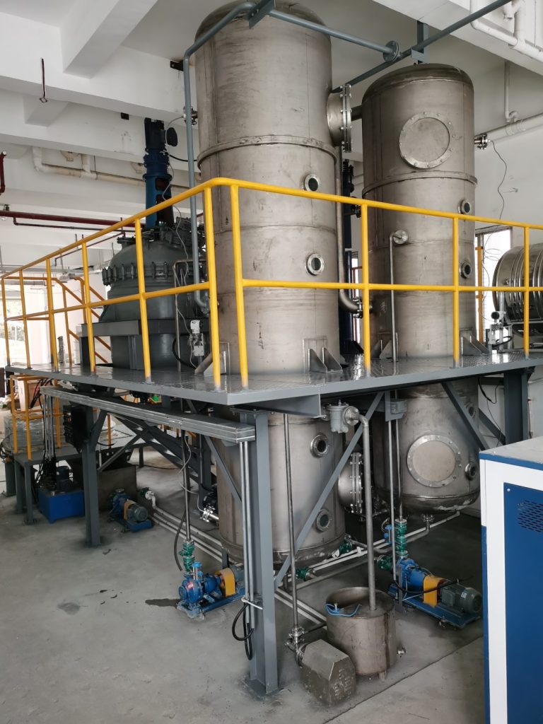 Tripleeffect Forced Circulation Evaporator for Mix Salt Wastewater