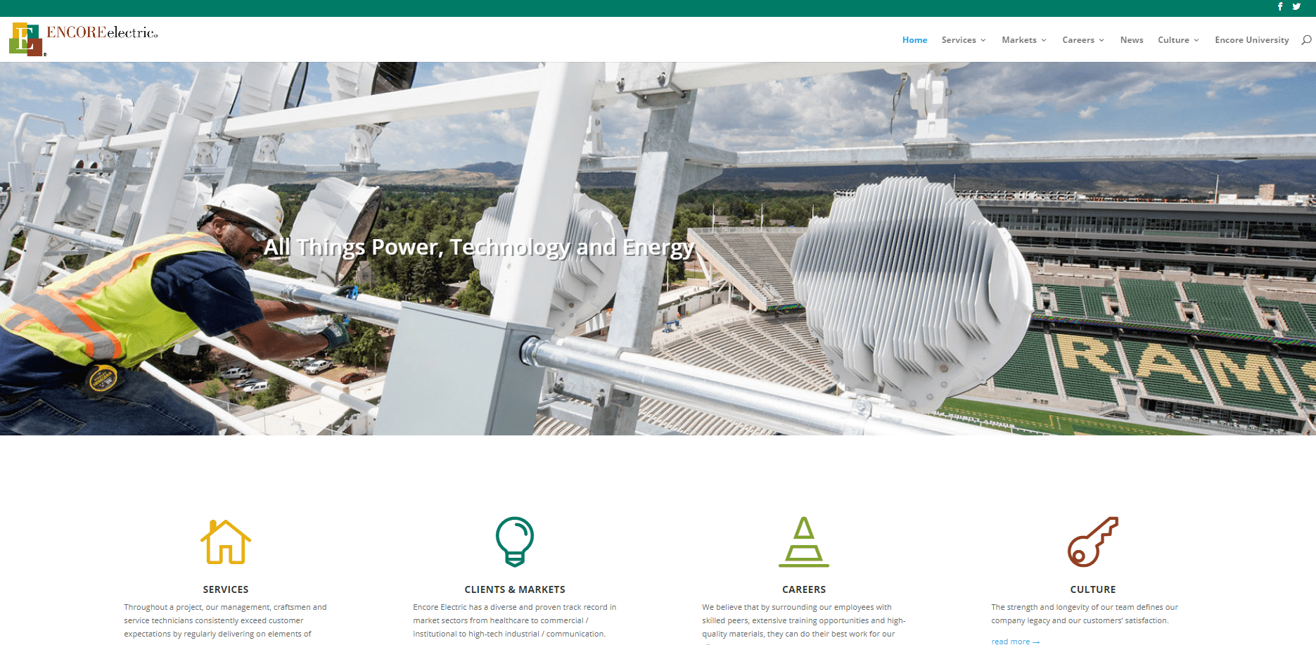 Encore Electric Launches New Website Encore Electric