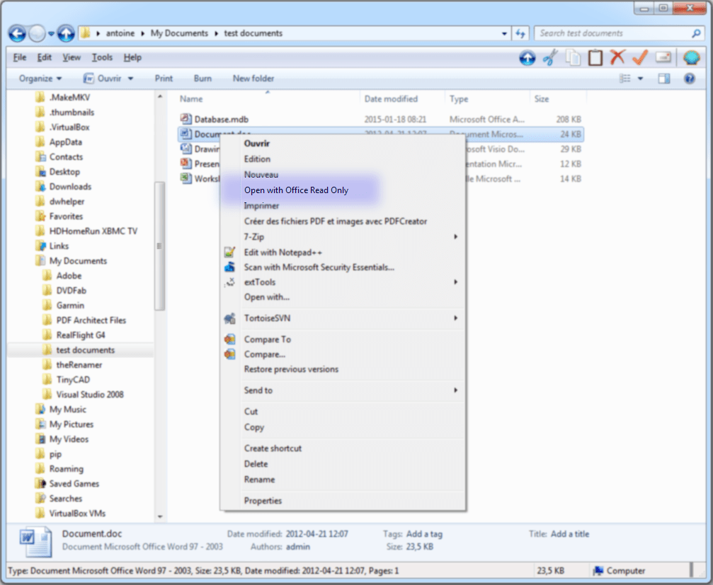 OfficeReadOnly How to open Microsoft Office documents as readonly