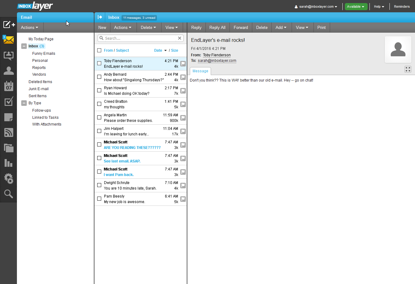 Enterprise Email EndLayer