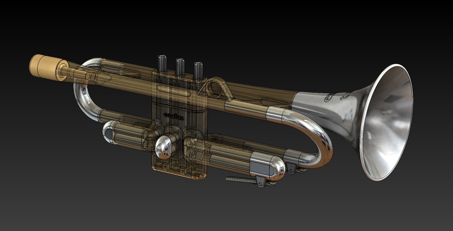 Full Size Printable Trumpet EnDTaS