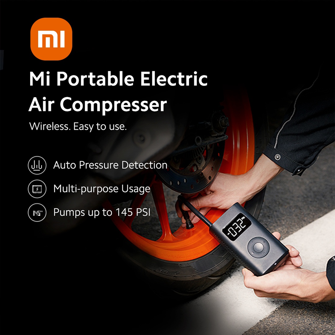 Xiaomi launches Mi Portable Electric Air Compressor and Mi Air Purifier