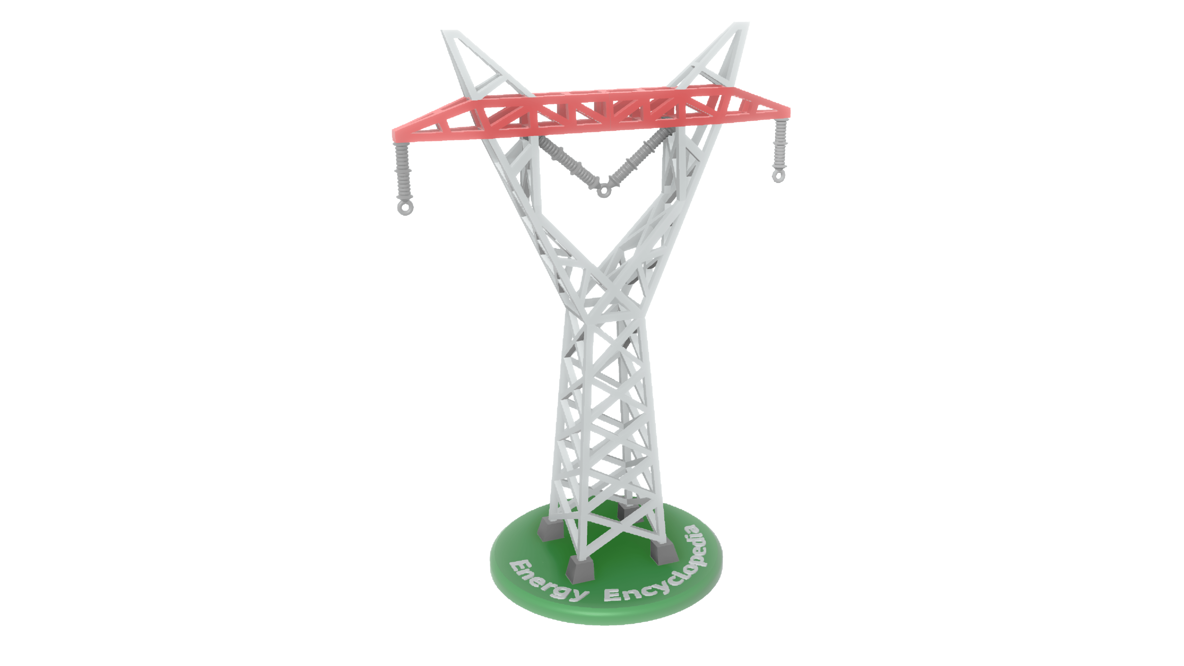 High Voltage Mast Cat head tower 3D Printing Free Downloads