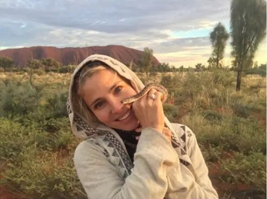 Elsa Pataky’s Round Cut Diamond Ring