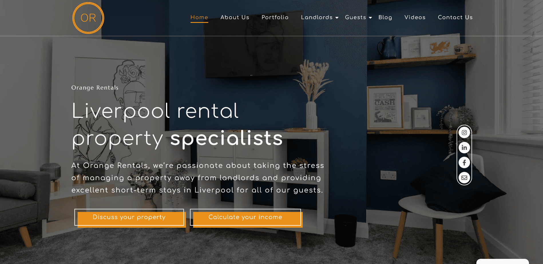 Orange Rentals Content, Fresh Start sites,  Design Case Study