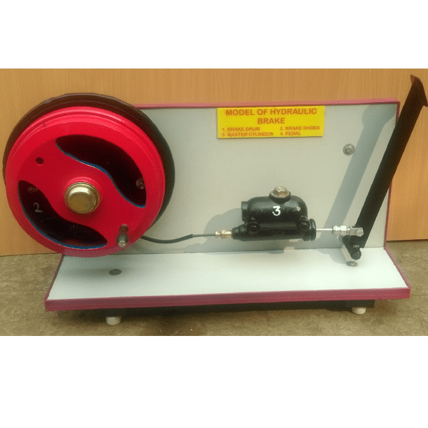 Automobile Engineering LAB, Hydraulic Brake Drum Model, model of