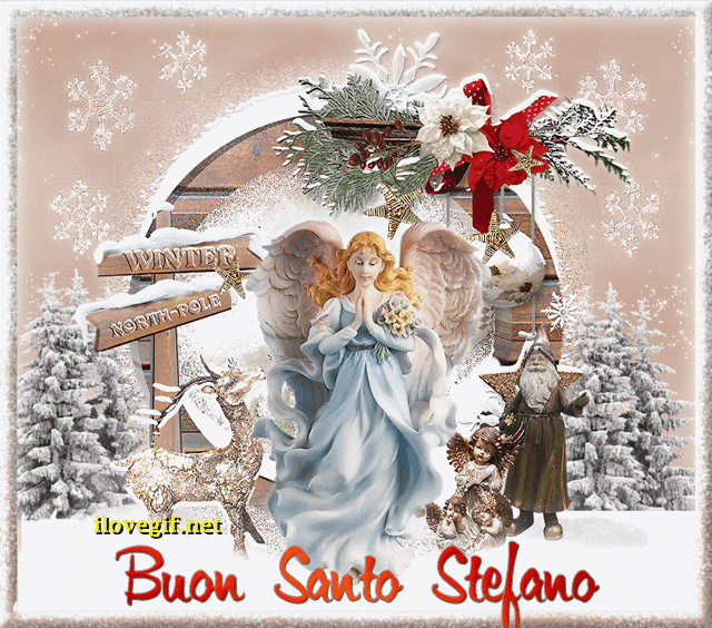 Gif Auguri di Buon Santo Stefano 26 Dicembre