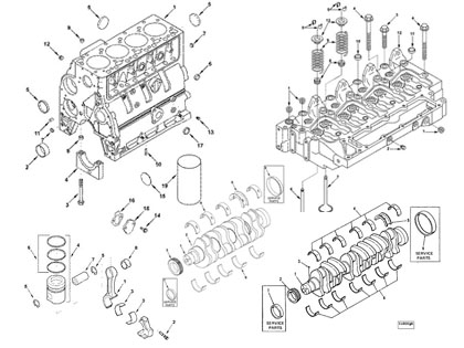 Cummins 4BT Engine Parts
