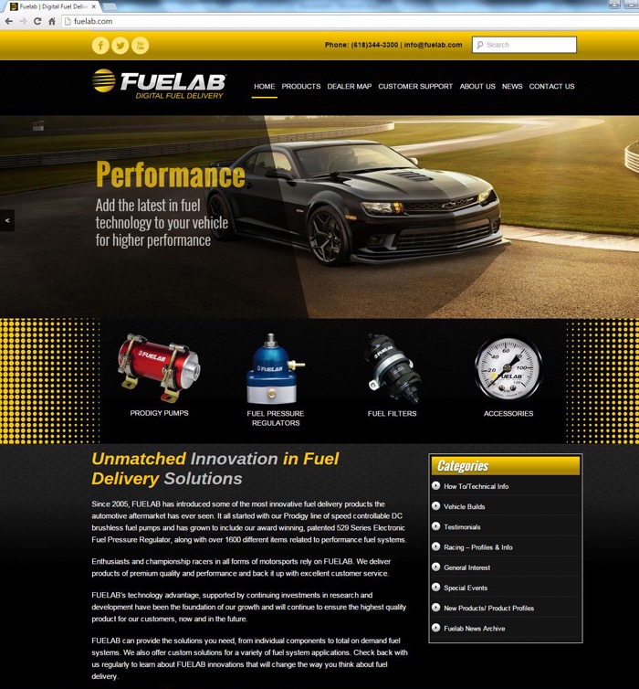 FUELAB's New site Highlights Technology Engine Builder Magazine
