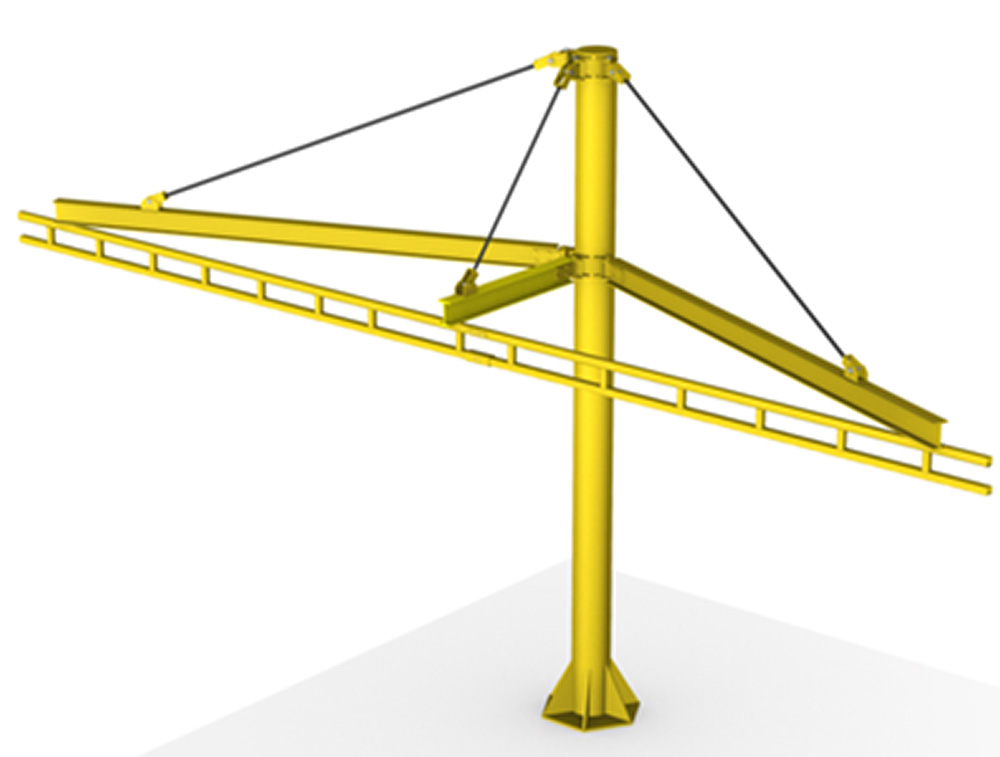 Single Pole Fall Protection Systems