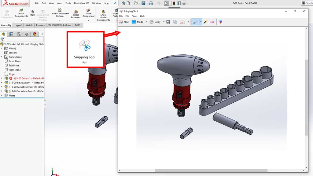 How to create Renderings in Solidworks if your ‘Render Tools Tab’ is