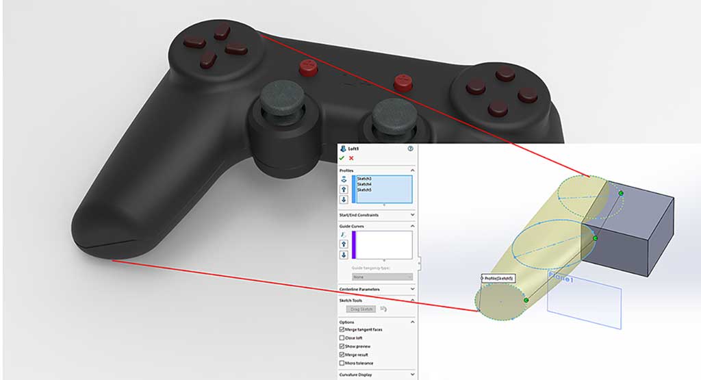 SolidWorks Lofted Boss/Base Creating Lofted Features in Solidworks