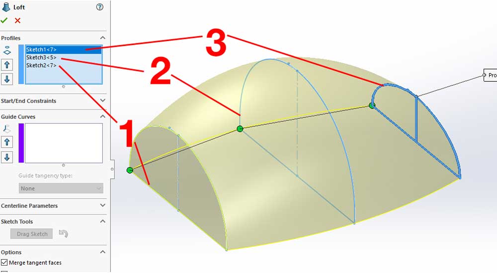 SolidWorks Lofted Boss/Base Creating Lofted Features in Solidworks