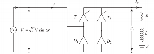 Single-Phase Half-Controlled Bridge Rectifiers (Semiconverters)