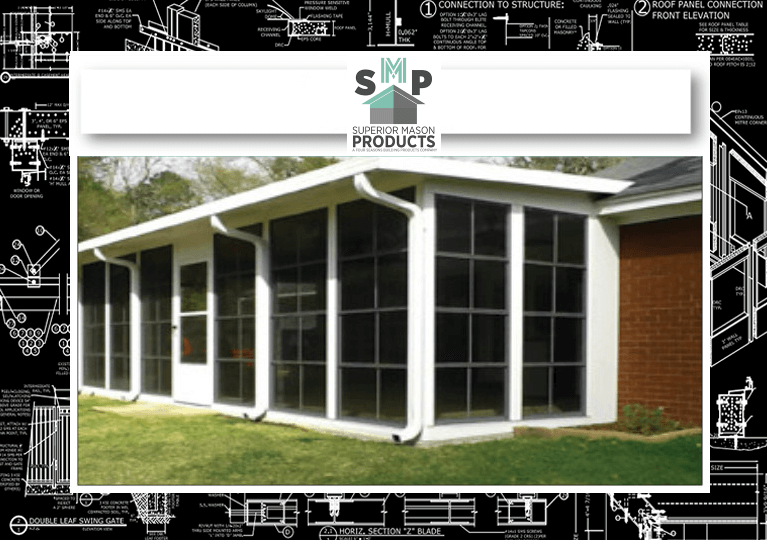 Superior Mason Products 2 x 3 Screen Room and EPS Panel Roof (MPS 20
