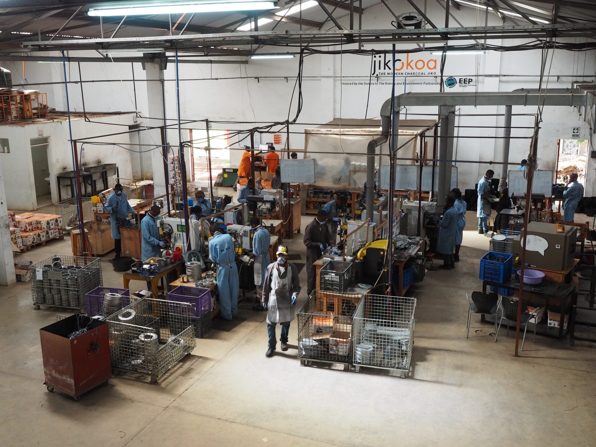 Gallery Inside Burn's Charcoal Stove Factory in Nairobi