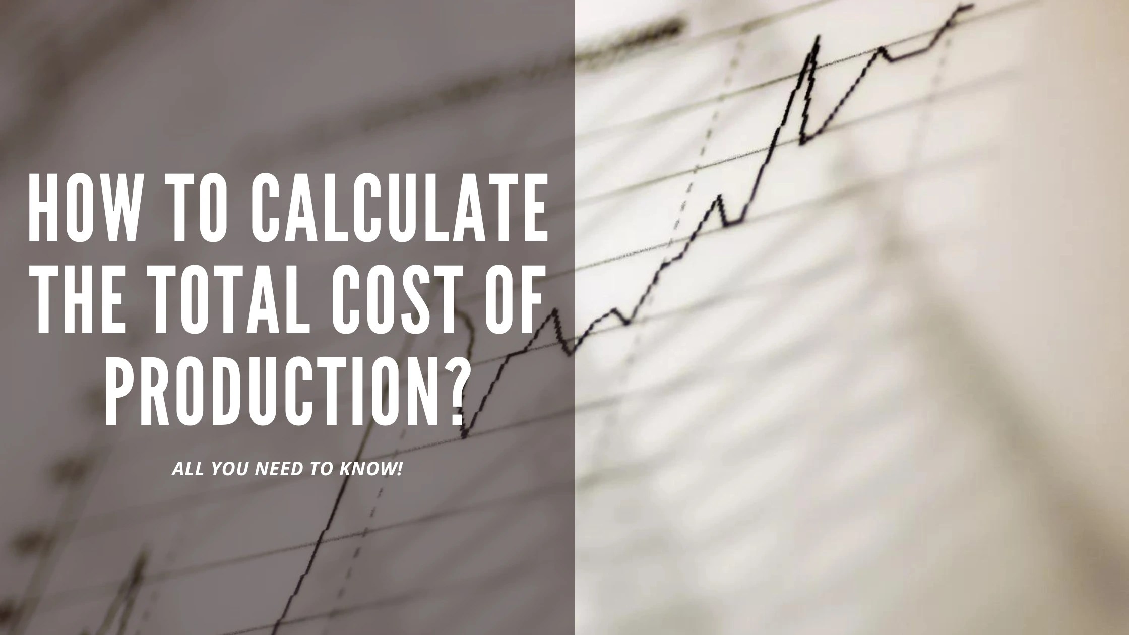 How to Calculate the Total Cost of Production?