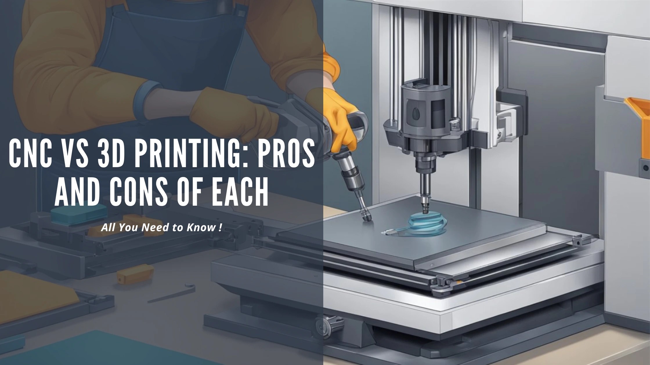 CNC vs 3D Printing Pros and Cons Of Each