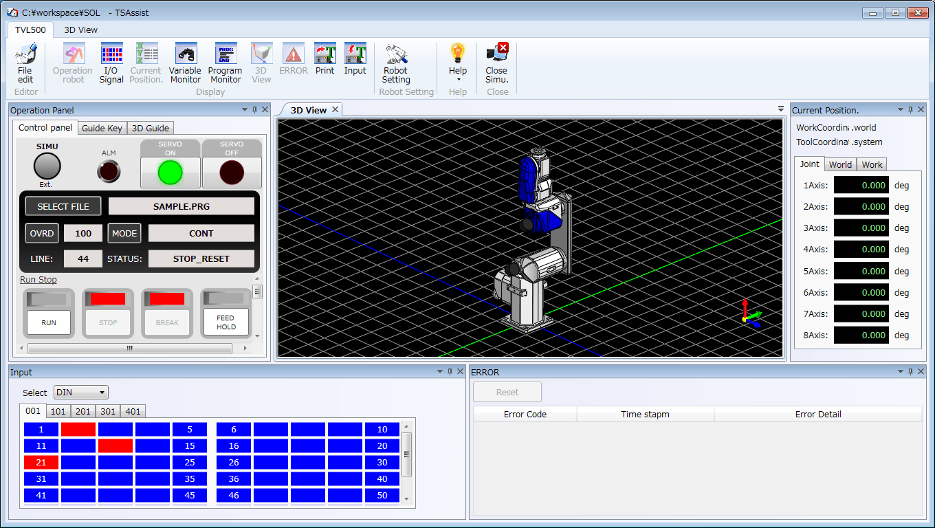 New 3D simulation for robot software Engineer Live