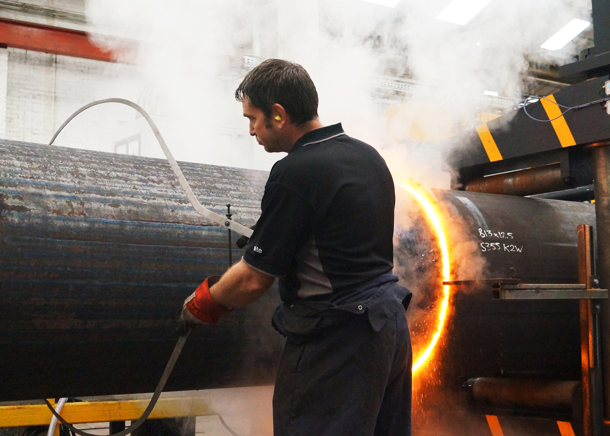 Bend it like Barnshaws bending capacity for 32in pipes