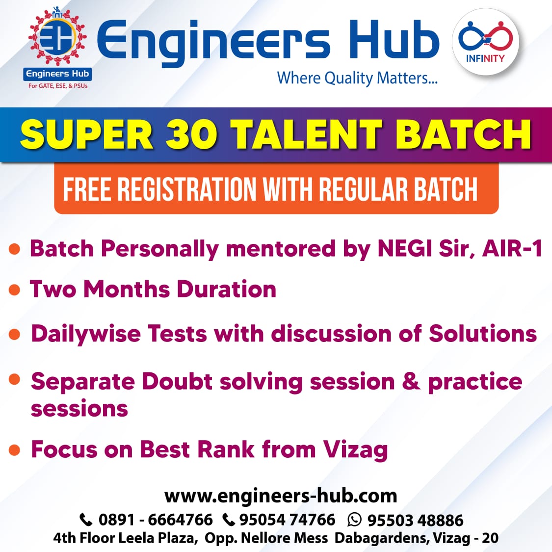 Engineers Hub GATE Coaching Institute in Vizag,Visakhapatnam