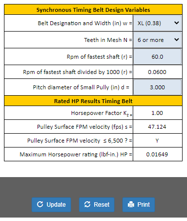 timing pulley calculator Cheaper Than Retail Price> Buy Clothing