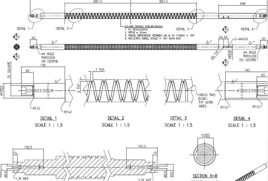 diamond screw design
