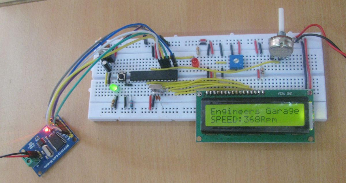 Arduino Projects Arduino based speedometer using CAN controller and hall Sensors EngineersGarage