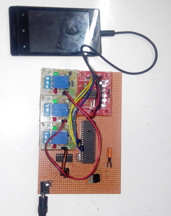 8051 Projects 8051 Microcontroller based Mobile Operated Home Automation System