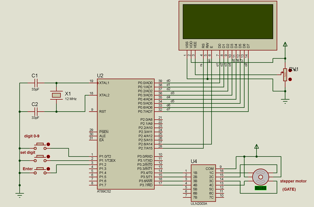 Digital Combinational Lock Circuit Diagram - Circuit Diagram