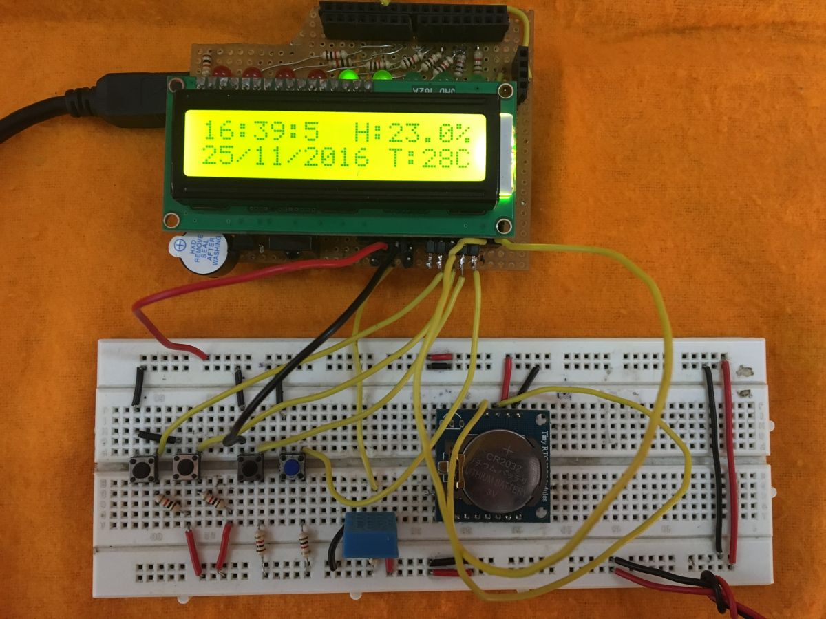 Arduino alarm clock project