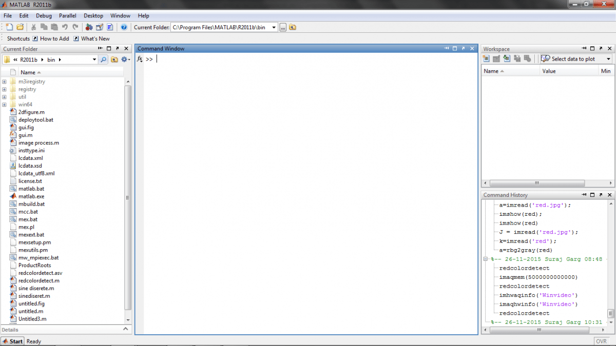 Matlab Red Color Detection