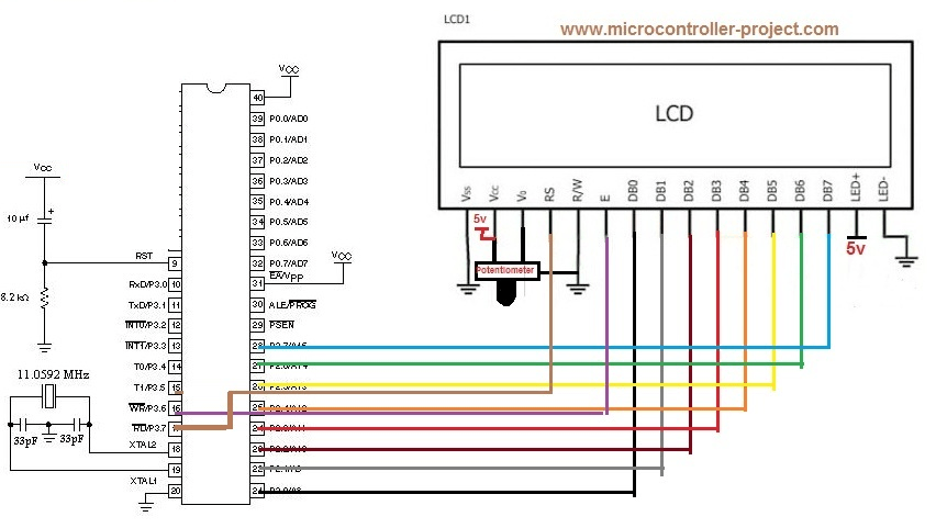Lcd Schematic Diagram