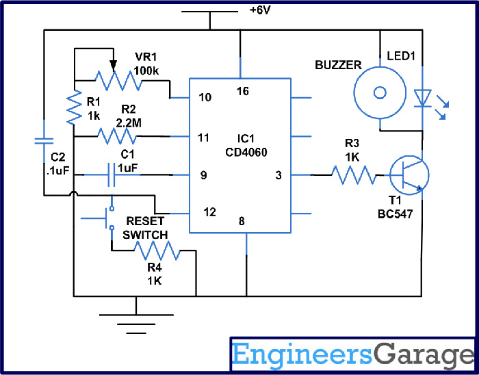 Timer Circuit Diagram With Display - Circuit Diagram