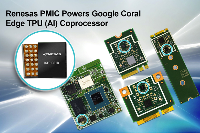 Renesas’ ISL91301B PMIC designed in Google AI products