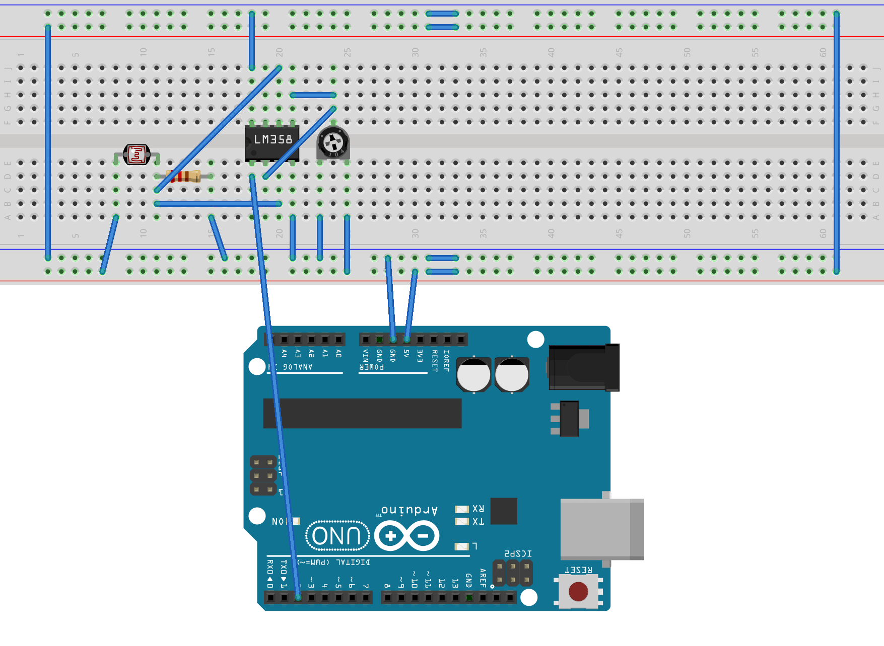 Ldr Dark Sensor Circuit