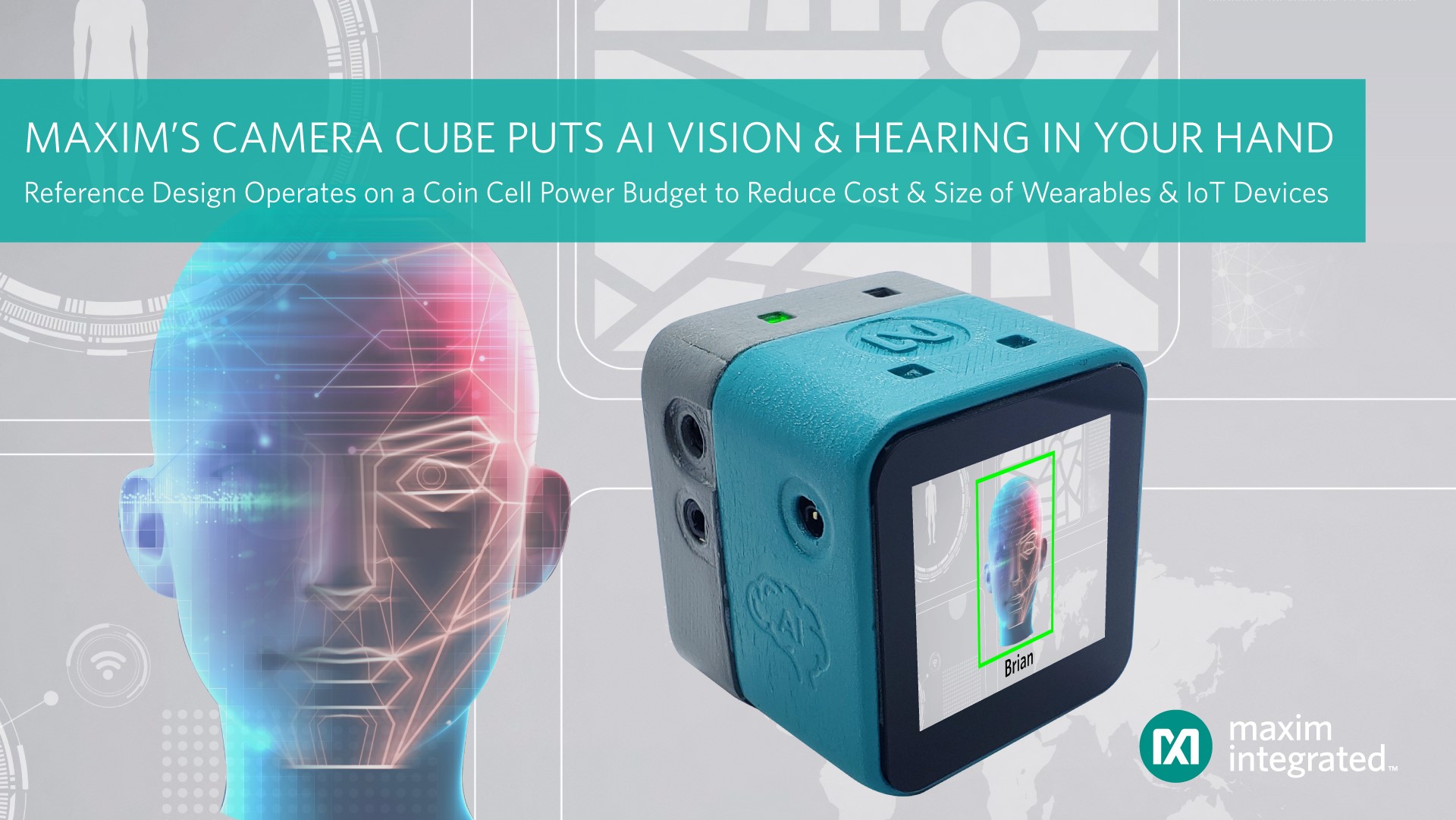 Maxim's camera cube design enables lowlatency AI vision and hearing