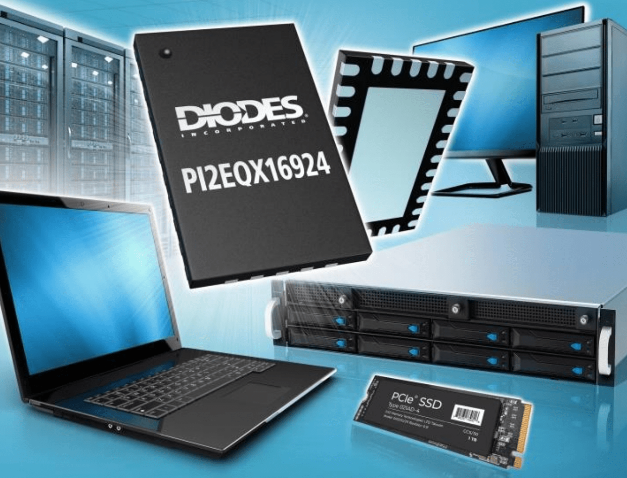 Diodes adds to its range of PCIe solutions