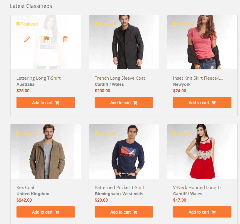 CE Shop Wordpress Theme for ClassifiedEngine