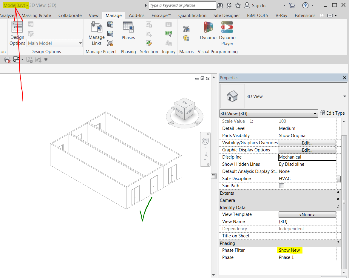 Phases and phase filters in linked Revit® models engipedia