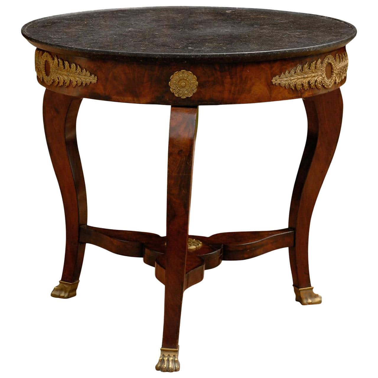 Round Empire Table English Accent Antiques