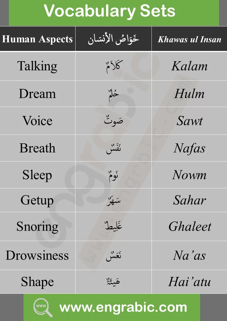 Common Arabic Words vlr.eng.br