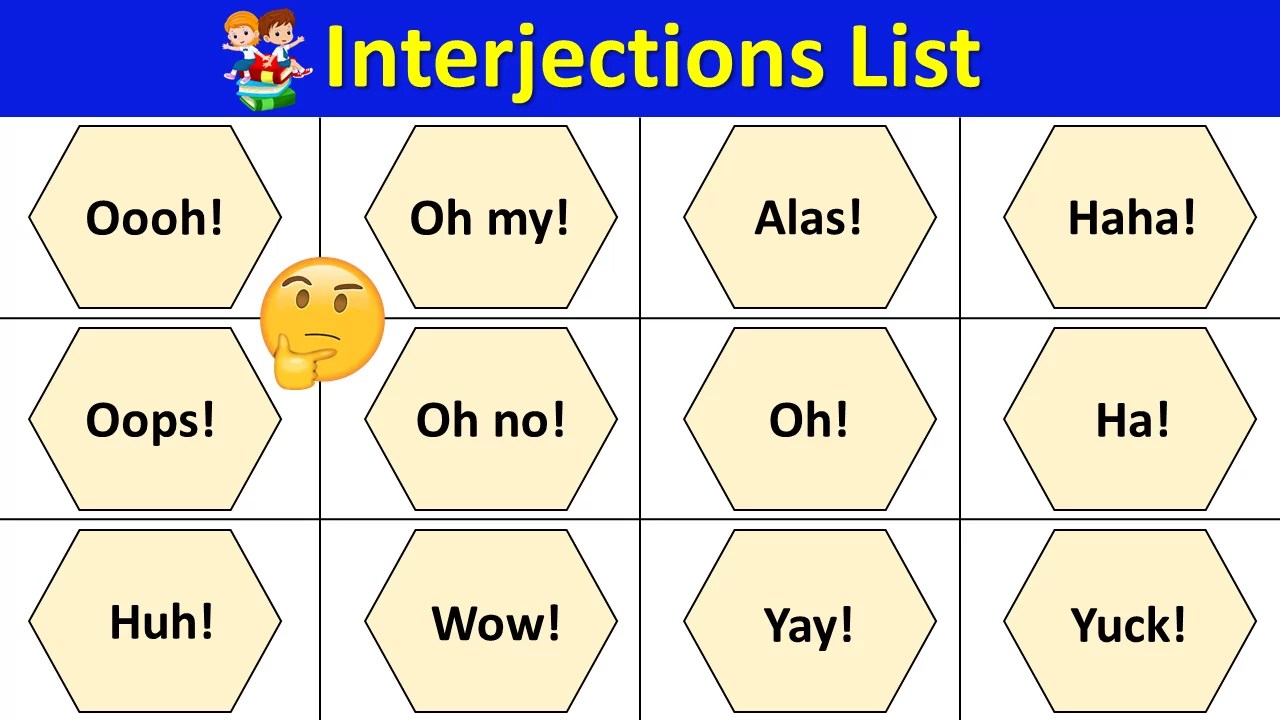 Interjections Definition, Rules and Examples Engrabic