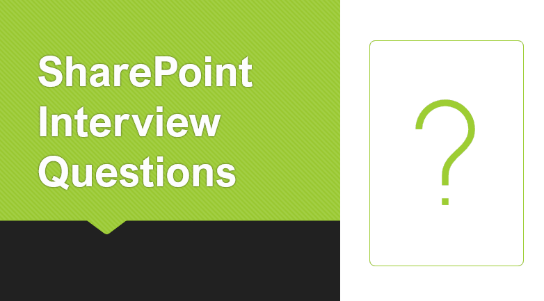 Interview Questions Archives EnjoySharePoint